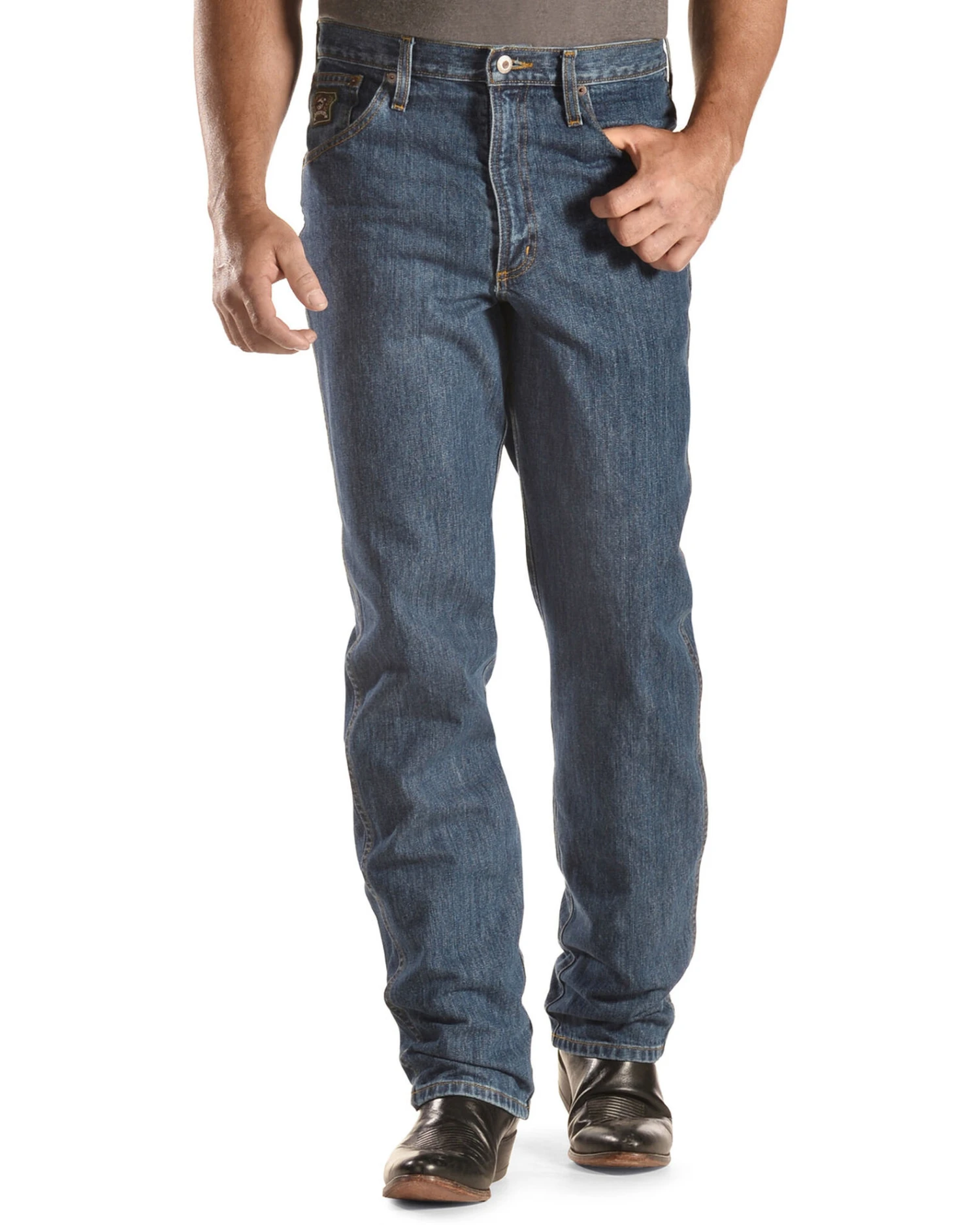 Cinch Men's Green Label Original Fit Stonewash Jeans 5 Cinch Men's Green Label Original Fit Stonewash Jeans - Image 3