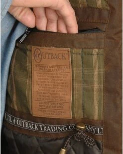 Outback Trading Co Men's Deer Hunter Oilskin Vest -Ariat || Wrangler || Carhartt Shop 080292 41 D2