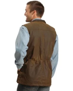 Outback Trading Co Men's Deer Hunter Oilskin Vest -Ariat || Wrangler || Carhartt Shop 080292 41 P2