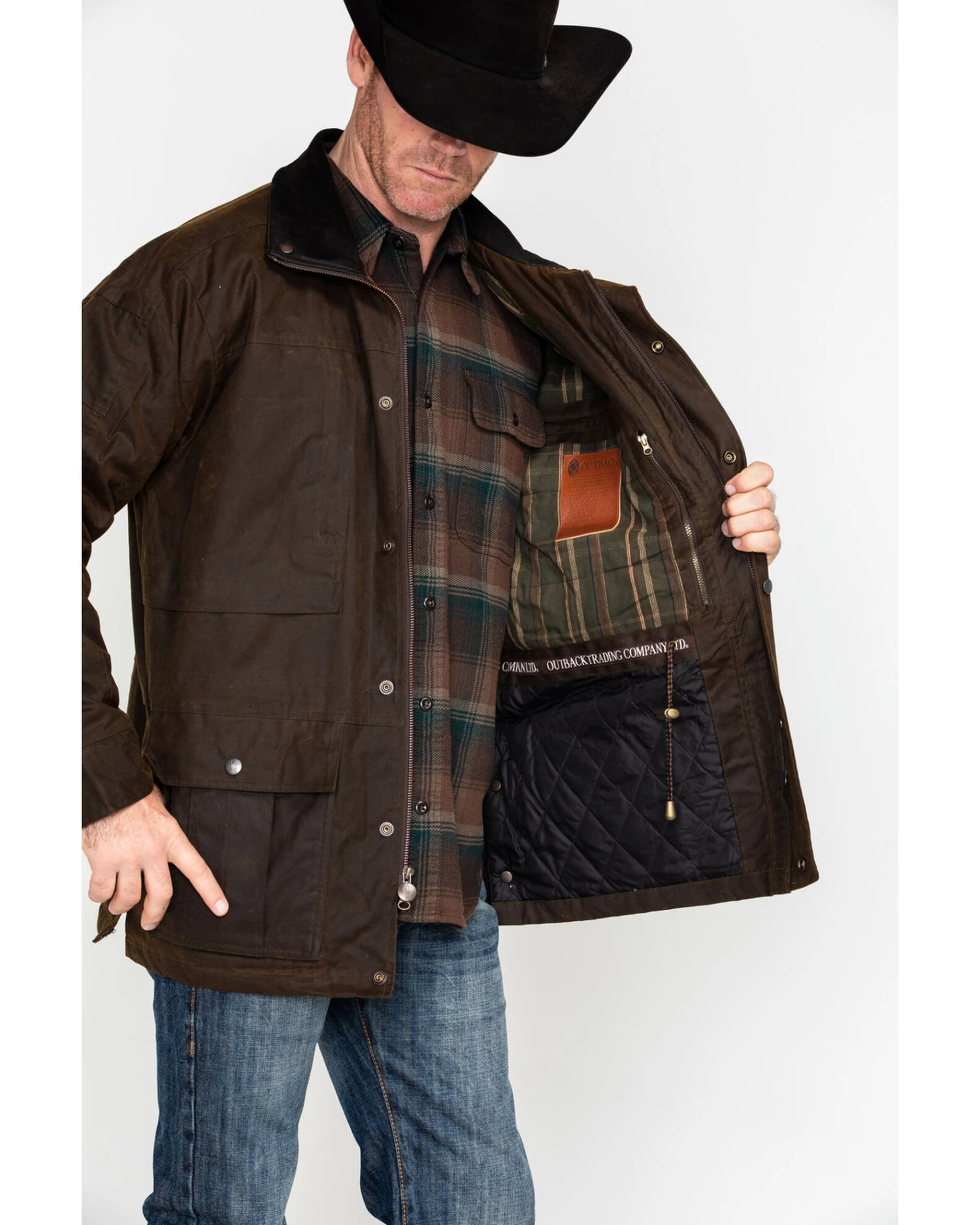 Outback Trading Men's Oilskin Deer Hunter Jacket 7 Outback Trading Men's Oilskin Deer Hunter Jacket - Image 5