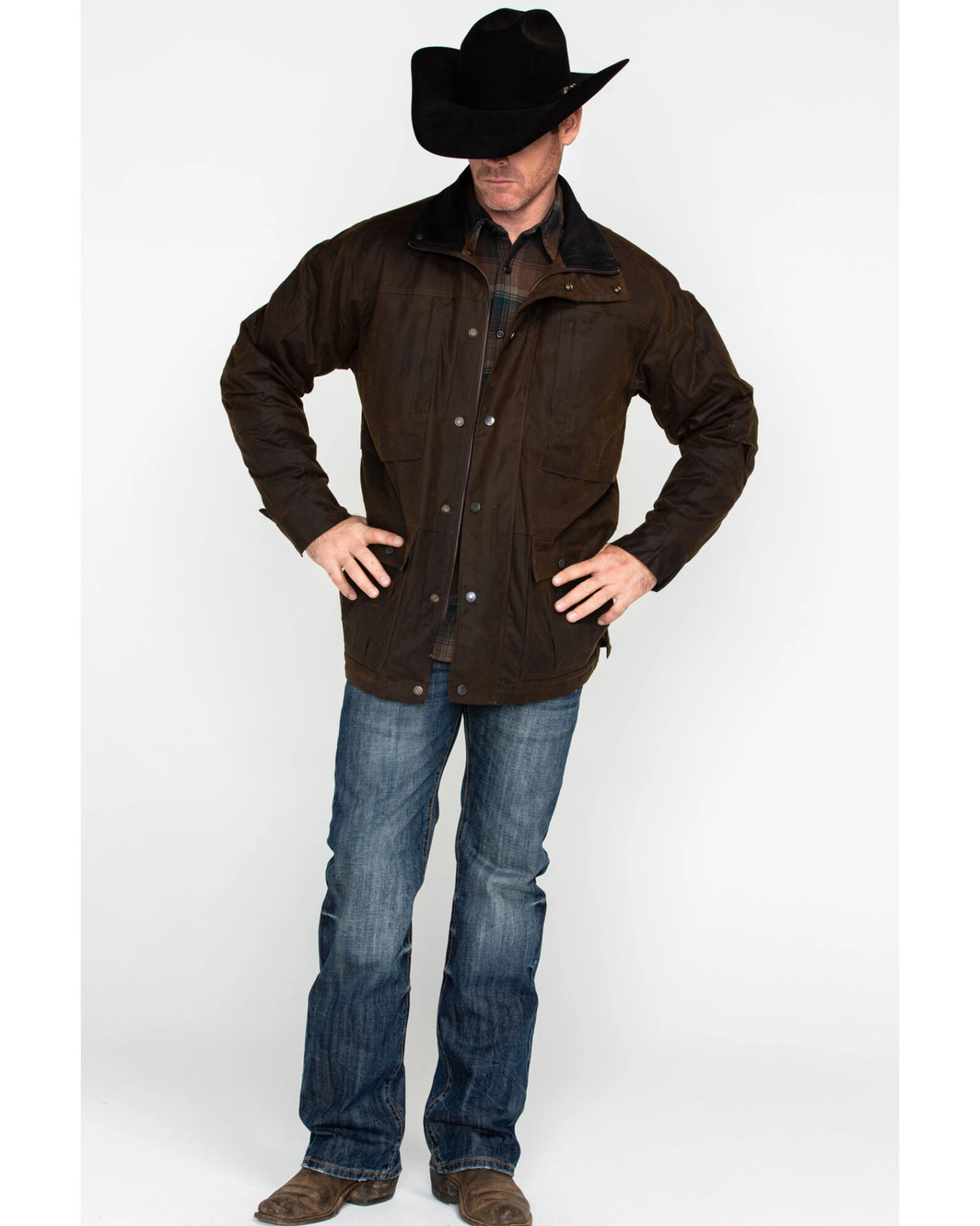 Outback Trading Men's Oilskin Deer Hunter Jacket 9 Outback Trading Men's Oilskin Deer Hunter Jacket - Image 7