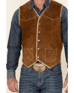 Scully Boar Suede Leather Vest -Ariat || Wrangler || Carhartt Shop 082863 41 P4