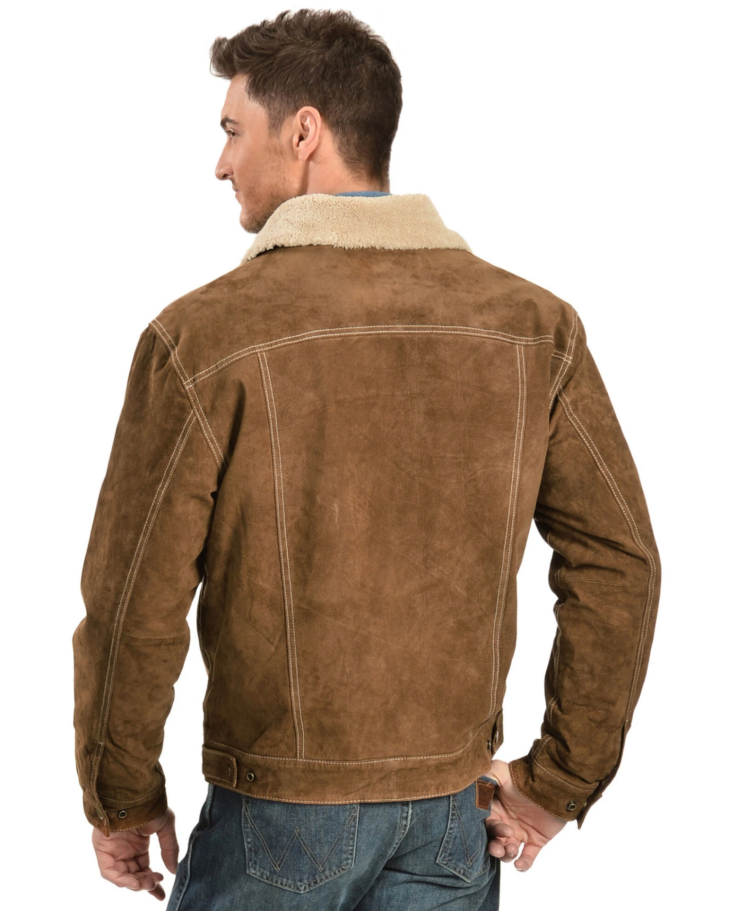 Scully Men's Boar Suede Pilot Jacket 5 Scully Men's Boar Suede Pilot Jacket - Image 3