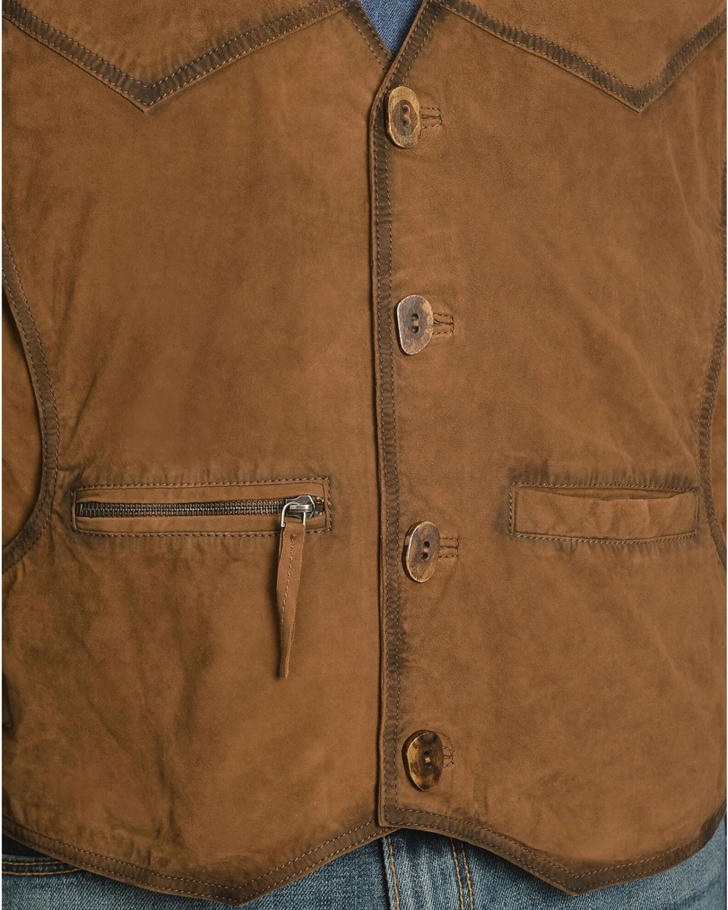 Scully Suede Leather Vest 4 Scully Suede Leather Vest - Image 2