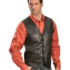 Scully Men's Lamb Leather Vest -Ariat || Wrangler || Carhartt Shop 082B07 89 P1