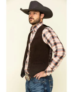 Roper Men's Suede Buckle Tie Vest -Ariat || Wrangler || Carhartt Shop 082C89 7010 P3