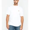 Carhartt Men's Loose Fit Heavyweight Logo Pocket Work T-Shirt -Ariat || Wrangler || Carhartt Shop 086772 01 P1