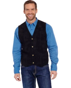 Cripple Creek Men's Suede Leather Vest