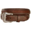 Nocona Men's Ostrich Underlay Western Belt -Ariat || Wrangler || Carhartt Shop 120J49 41 P1