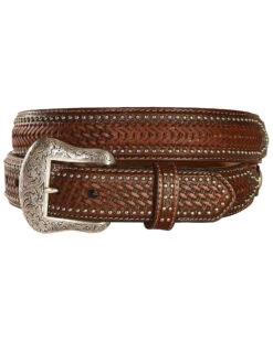 Nocona Men's Ostrich Underlay Western Belt