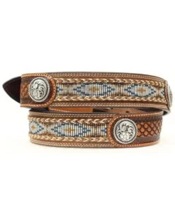Ariat Men's Aztec Concho Belt 9 Ariat Men's Aztec Concho Belt -Ariat || Wrangler || Carhartt Shop 120K64 19 D2