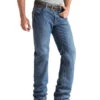 Ariat Men's FR M3 Medium Wash Loose Basic Stackable Straight Leg Jean - Big 1 Ariat Men's FR M3 Medium Wash Loose Basic Stackable Straight Leg Jean - Big -Ariat || Wrangler || Carhartt Shop 2000173314 020 P1