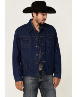 Wrangler Men's Unlined Denim Western Jacket - Tall 