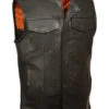 Milwaukee Leather Men's Collarless Club Style Vest - Big 4X