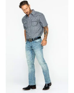 Moonshine Spirit Men's Sutton Light Wash Slim Straight Jeans 13 Moonshine Spirit Men's Sutton Light Wash Slim Straight Jeans -Ariat || Wrangler || Carhartt Shop 2000239735 402 P6