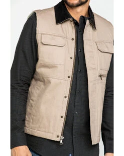 Cody James Men's Tan Ranchero Timberwolf Canvas Vest 13 Cody James Men's Tan Ranchero Timberwolf Canvas Vest -Ariat || Wrangler || Carhartt Shop 2000282528 280 P5