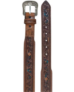 Hooey Men's Scroll Belt