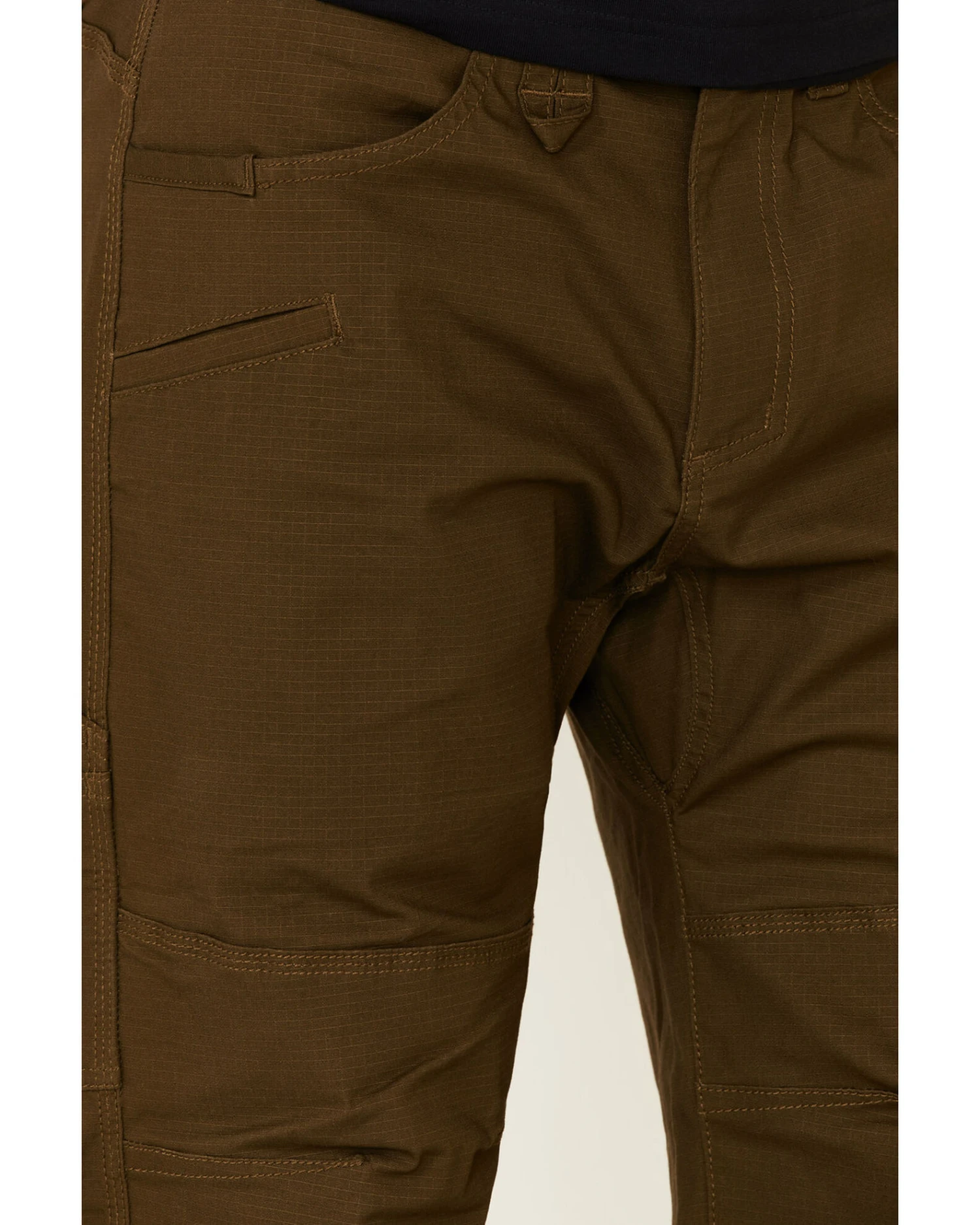 Hawx Men's Dark Olive Stretch Ripstop Work Pants 7 Hawx Men's Dark Olive Stretch Ripstop Work Pants - Image 5