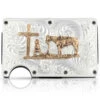 Montana Silversmiths Men's Credit Card & Cash Case With Praying Cowboy -Ariat || Wrangler || Carhartt Shop 2000308390 900 P1