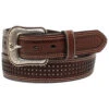 Ariat Men's Pierced Basketweave Western Belt -Ariat || Wrangler || Carhartt Shop 2000320243 200 P1