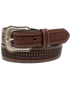 Ariat Men's Pierced Basketweave Western Belt