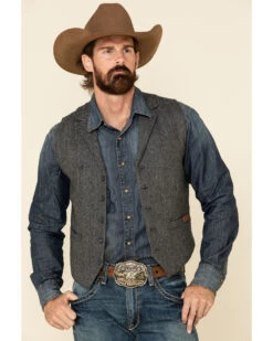 Outback Trading Co. Men's Charcoal Jessie Vest 