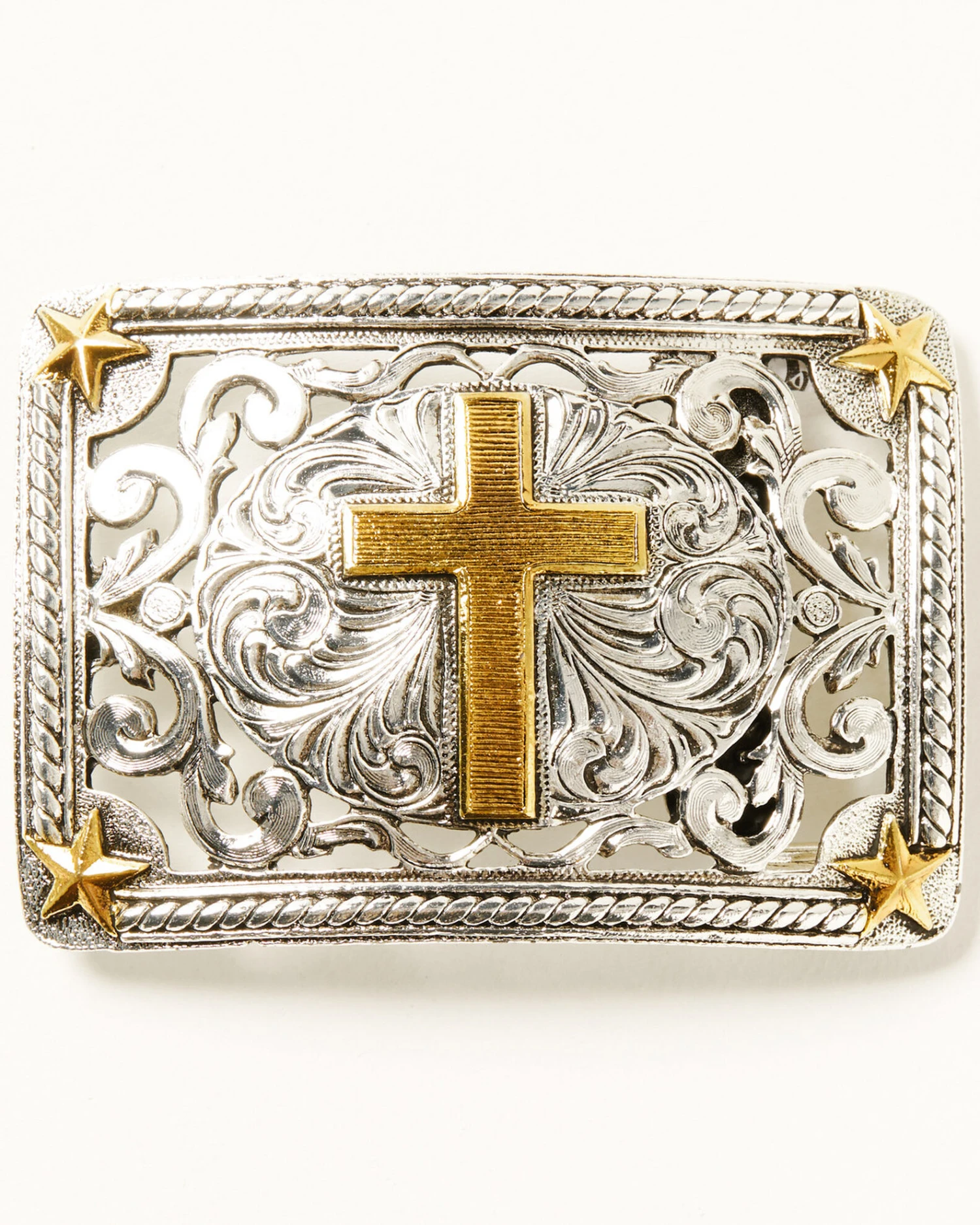 Cody James Men's Filigree Cross Buckle 3 Cody James Men's Filigree Cross Buckle
