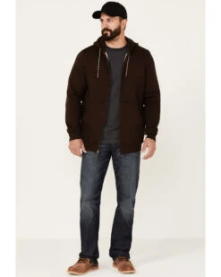 Moonshine Spirit Men's Brown Koa Wood Zip-Front Hooded Jacket -Ariat || Wrangler || Carhartt Shop 2000342815 200 P2