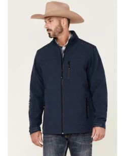 Cody James Core Men's Steamboat Logo Zip-Front Softshell Jacket 