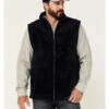 Moonshine Spirit Men's Kern Valley Faux Fur Zip-Front Fleece Vest  -Ariat || Wrangler || Carhartt Shop 2000343386 410 P1