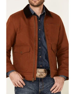 Pendleton Men's Whiskey Carson City Canvas Zip-Front Barn Coat  -Ariat || Wrangler || Carhartt Shop 2000344099 235 P4