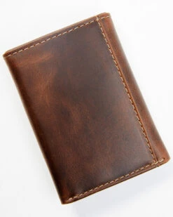 Cody James Men's Brown Tooled Trifold Leather Wallet -Ariat || Wrangler || Carhartt Shop 2000346692 200 P3