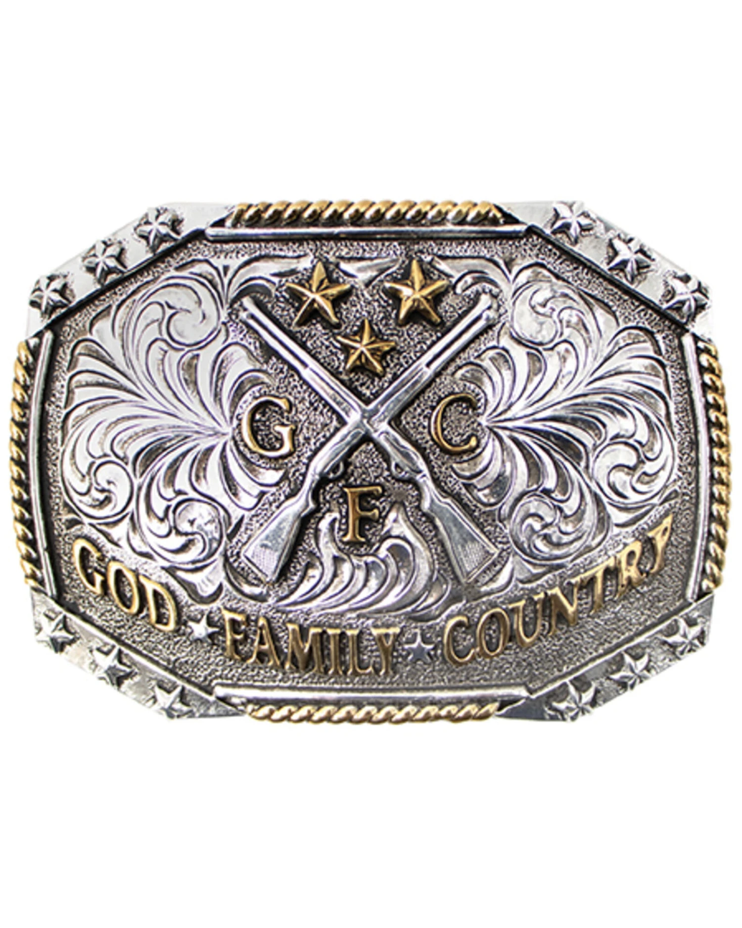 Cody James Men's God, Family, Country Belt Buckle 3 Cody James Men's God, Family, Country Belt Buckle