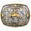 Cody James Men's Bronco Rider Beaded Edge Belt Buckle
