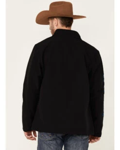 Cody James Core Men's Royal Embroidered Logo Sleeve Zip-Front Steamboat Jacket  -Ariat || Wrangler || Carhartt Shop 2000350760 001 P4