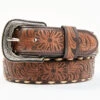Cody James Men's Lasered Floral Pattern Cream Lace Leather Belt  -Ariat || Wrangler || Carhartt Shop 2000352110 200 P1