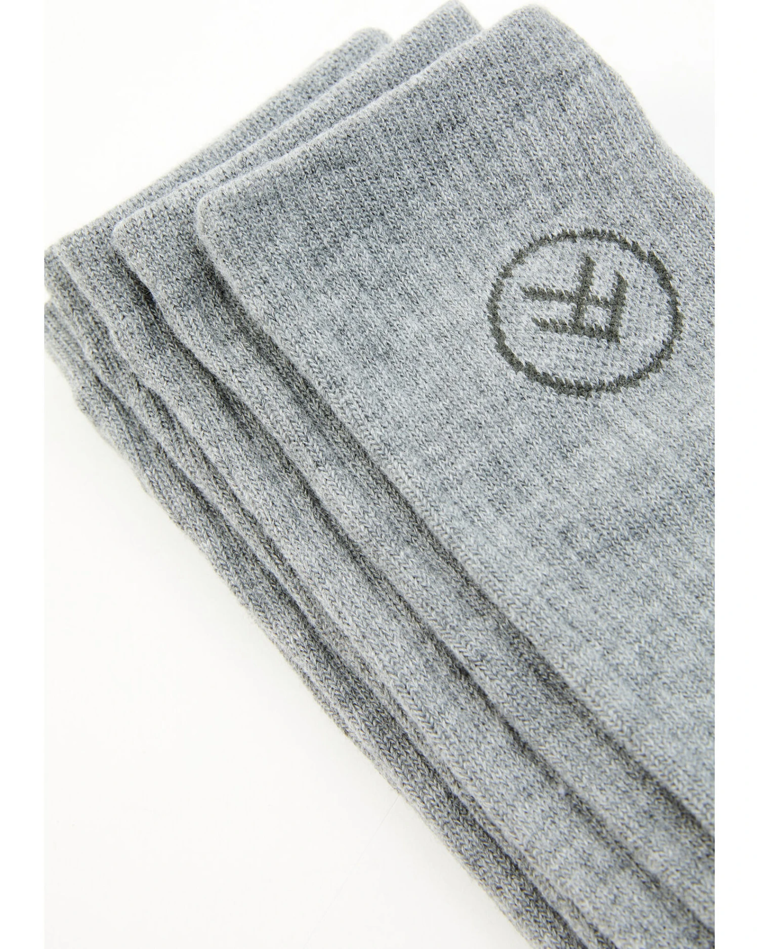 Hawx Men's Gray Crew Work Socks 4 Hawx Men's Gray Crew Work Socks - Image 2