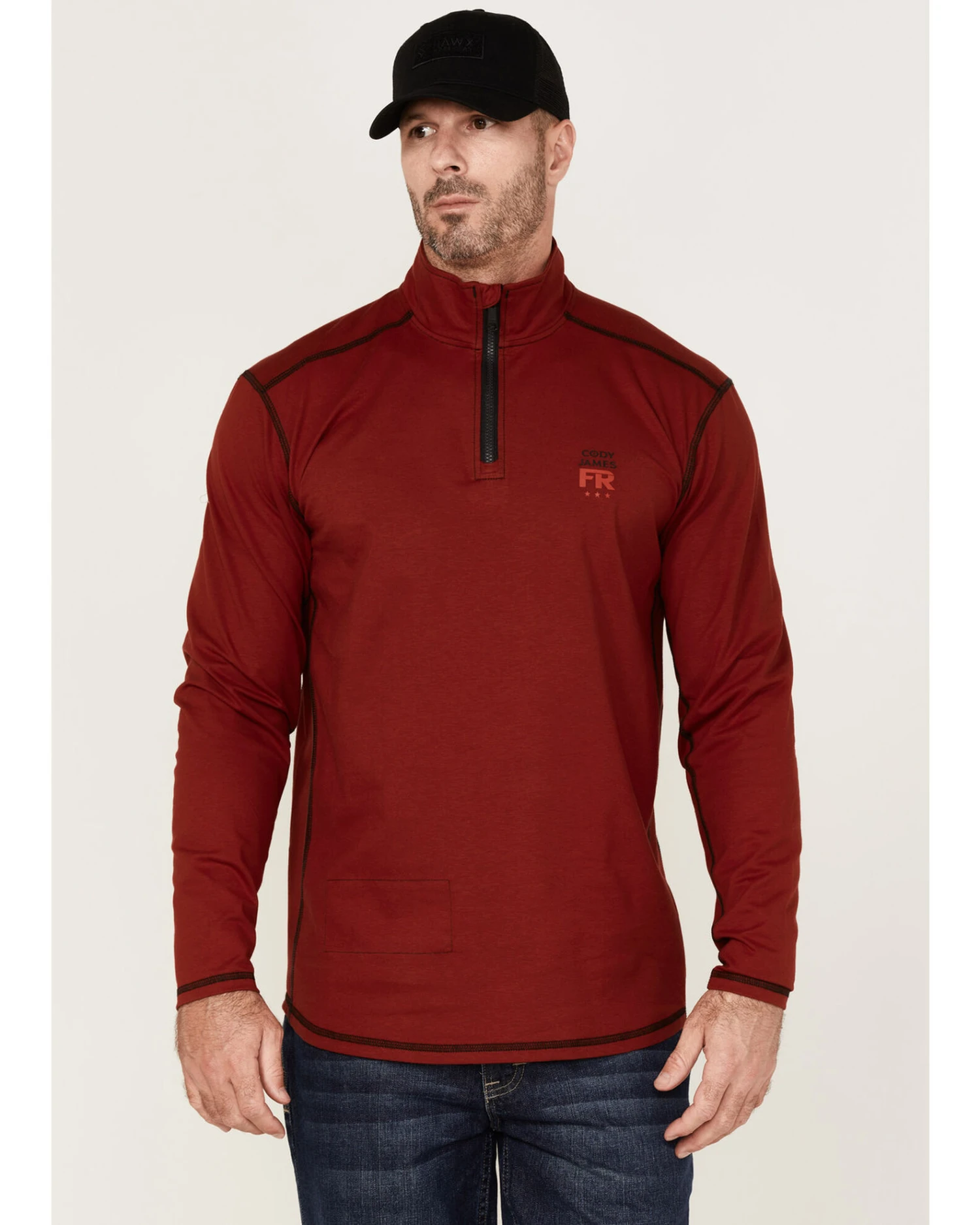 Cody James Men's FR Knit 1/4 Zip-Front Work Pullover 3 Cody James Men's FR Knit 1/4 Zip-Front Work Pullover