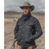 Blue Ranchwear Men's Button-Down Dark Denim Trucker Jacket 1 Blue Ranchwear Men's Button-Down Dark Denim Trucker Jacket -Ariat || Wrangler || Carhartt Shop 2000358857 401 P1