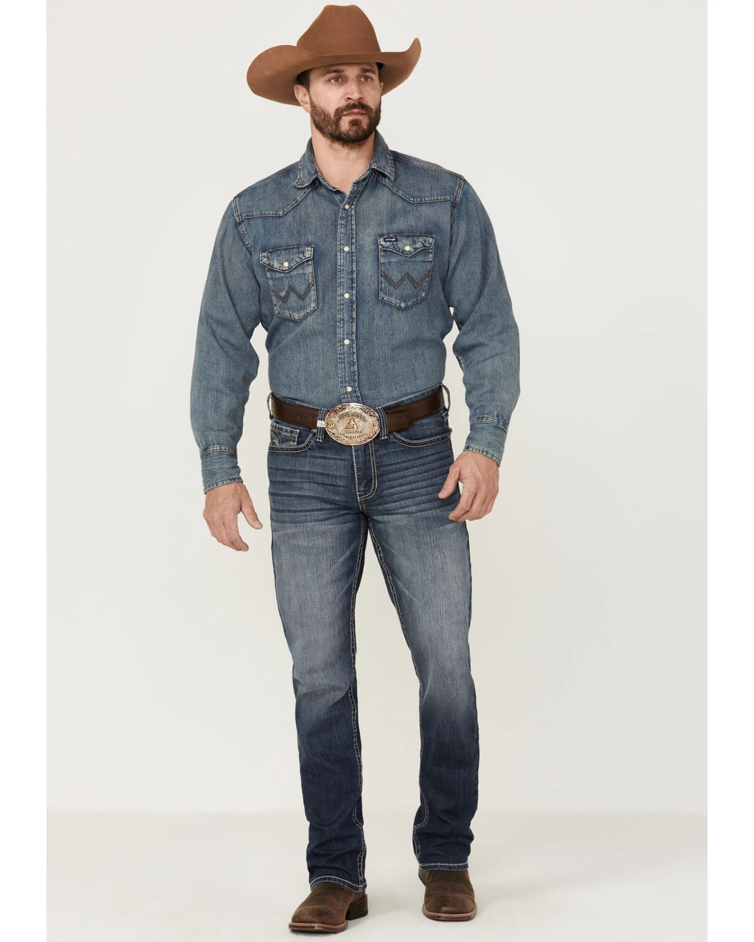 Cody James Men's Moonlight Medium Wash Stretch Slim Straight Jeans 3 Cody James Men's Moonlight Medium Wash Stretch Slim Straight Jeans