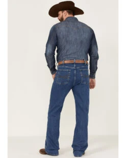 Blue Ranchwear Men's Buckaroo Medium Wash Stretch Regular Bootcut Jeans  -Ariat || Wrangler || Carhartt Shop 2000359502 414 P3