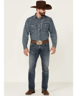 Rock & Roll Denim Men's Hooey Revolver Medium Vintage Stretch Slim Straight Jeans 8 Rock & Roll Denim Men's Hooey Revolver Medium Vintage Stretch Slim Straight Jeans -Ariat || Wrangler || Carhartt Shop 2000360316 400 P3