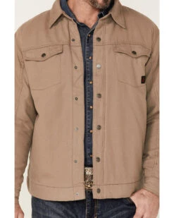 Justin Men's Solid Jackson Long Sleeve Snap Shirt Jacket 8 Justin Men's Solid Jackson Long Sleeve Snap Shirt Jacket -Ariat || Wrangler || Carhartt Shop 2000363832 250 P3