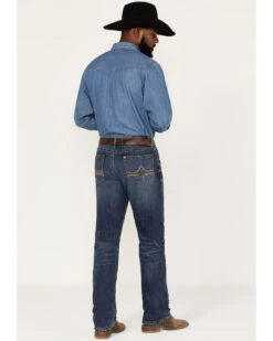 Rock 47 By Wrangler Cornflower Medium Dark Wash Stretch Slim Straight Jeans  -Ariat || Wrangler || Carhartt Shop 2000365078 415 P3