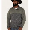 Hooey Men's Stevie 1/4 Snap Pullover -Ariat || Wrangler || Carhartt Shop 2000370559 022 P1