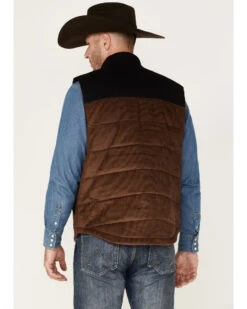 Cody James Men's Waren Corduroy Puffer Vest -Ariat || Wrangler || Carhartt Shop 2000373954 200 P4