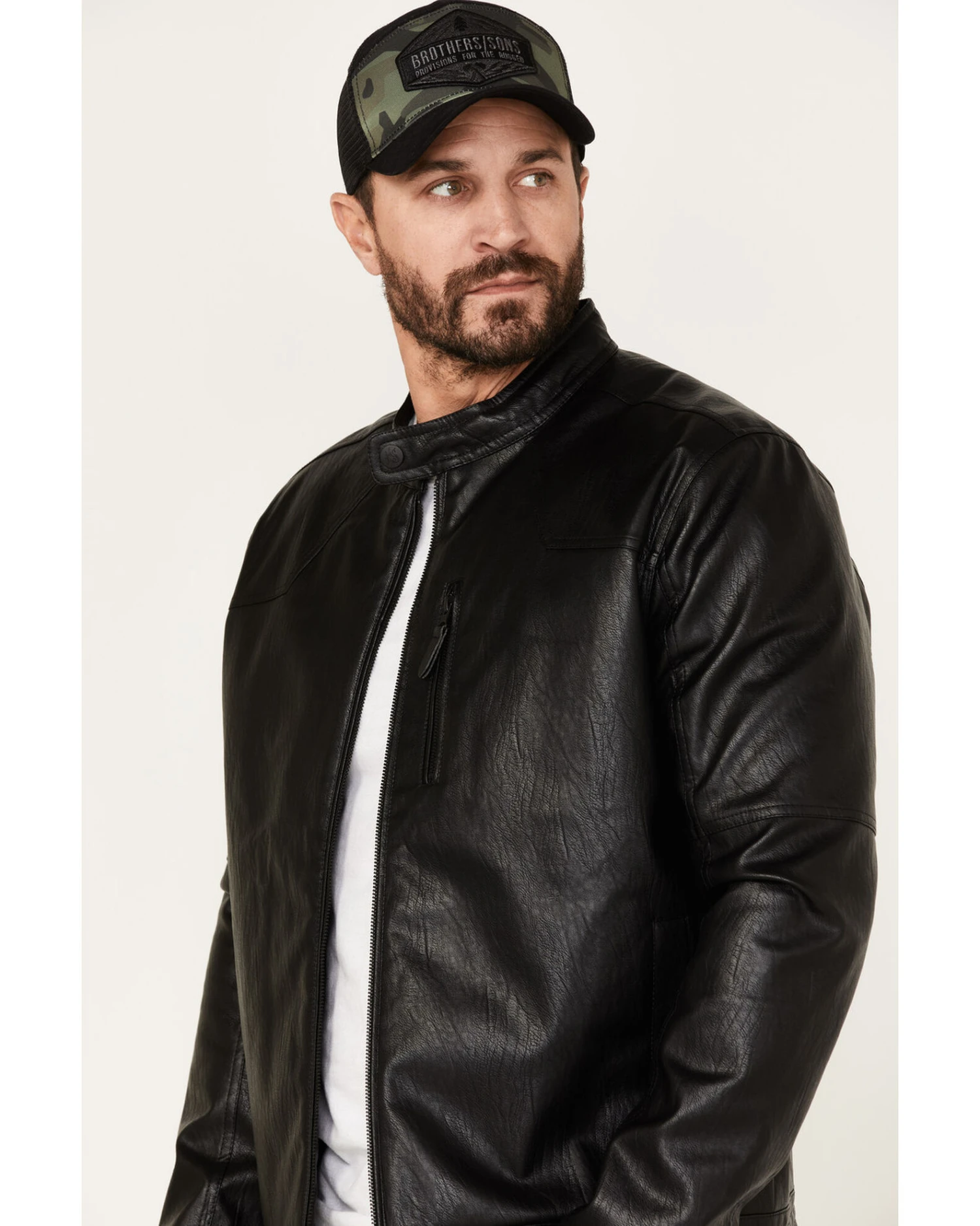Moonshine Spirit Men's Roxston Biker Jacket 4 Moonshine Spirit Men's Roxston Biker Jacket - Image 2