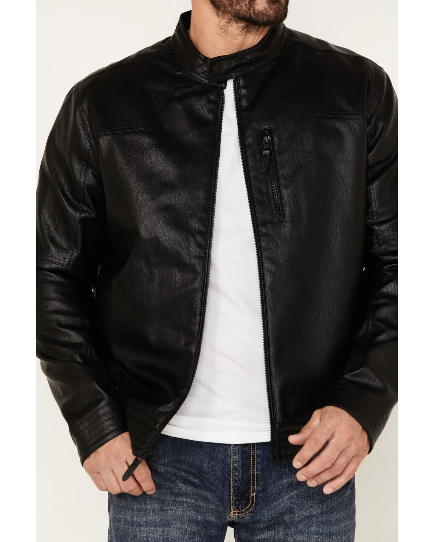 Moonshine Spirit Men's Roxston Biker Jacket 5 Moonshine Spirit Men's Roxston Biker Jacket - Image 3