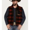 Pendleton Men's Ridgeline Buffalo Checker Fleece Vest -Ariat || Wrangler || Carhartt Shop 2000374618 600 P1