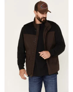 Brothers & Sons Men's Waxed Canvas Field Vest